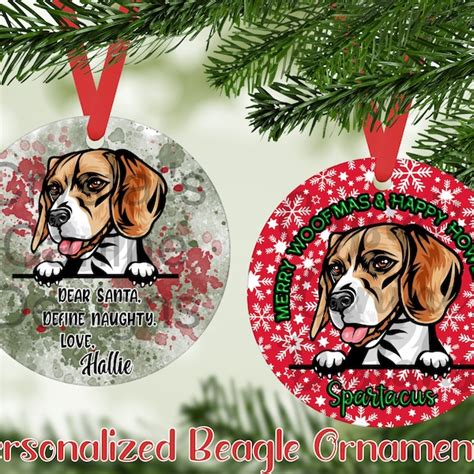 Beagle Christmas Stockings Etsy