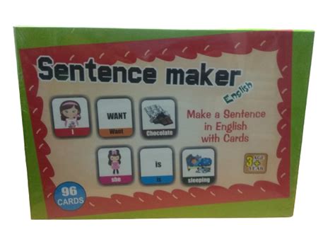 Sentence Maker Game At Rs 200set Naharpur Village New Delhi Id