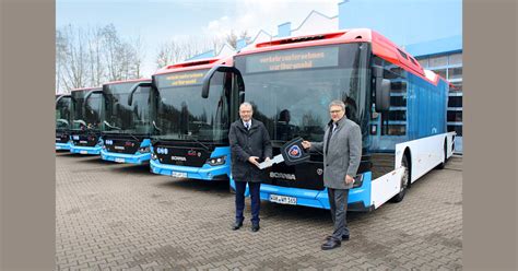 Sechs Neue Scania Citywide Le Für Das Verkehrsunternehmen Wartburgmobil