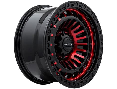 RTX Off Road Black Red Moab Wheels RealTruck