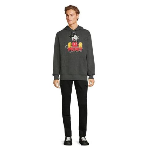 Disney Mickey Mouse Mens And Big Mens Graphic Hoodie With Long