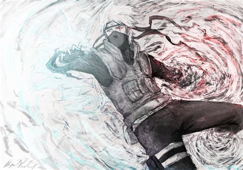 Fond D Cran Dessin Illustration Hatake Kakashi Naruto Shippuuden