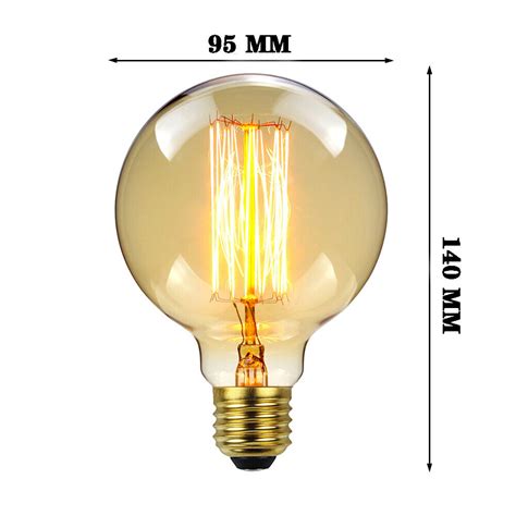 E27 Screw Vintage Retro Filament Edison Tungsten Light Bulb Antique