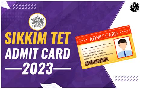 Sikkim TET Admit Card 2023, Download Hall Ticket @tet.sikkim.gov.in
