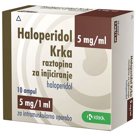 Haloperidol Krka Mg Ml Raztopina Za Injiciranje Krka