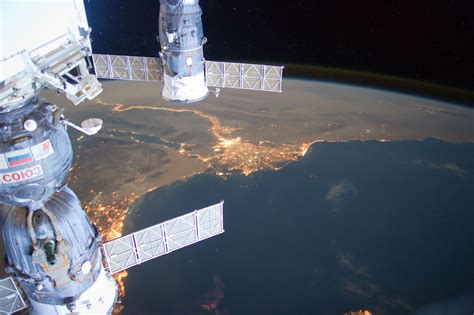 Ministry Of Space Exploration Soyuz Docked To The Iss