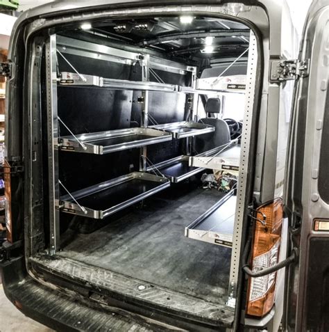 Check out our van shelving packages including racks and bins for cargo ...