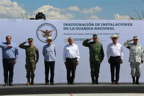 Inauguración De Instalaciones De La Guardia Nacional Desde Sahuayo De