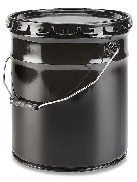 Steel Pail With Lid 5 Gallon S 7344 Pail Steel Lidded