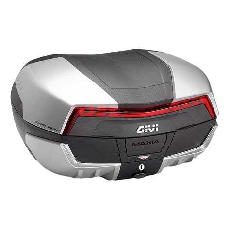 Top case Givi Maxia 5 V58N 58 Litres titane catadioptre rouge Pièces