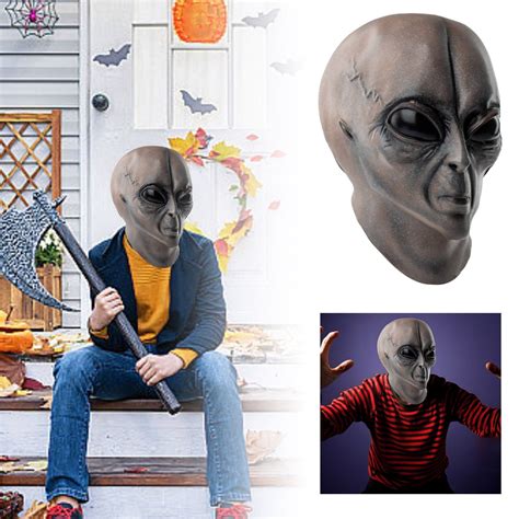 2024 Scary Mask Alien Masks For Adults Men Realistic Mask Adult