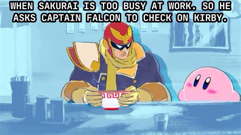 The Reason Why Captain Falcon Was With Kirby Rkirby