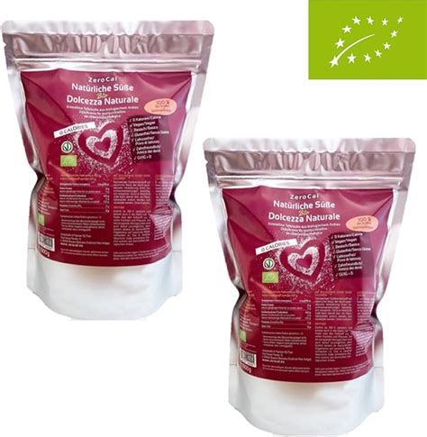 Dolcificante Eritritolo BIOLOGICO 2 X 1 Kg Dolcezza Naturale BIO