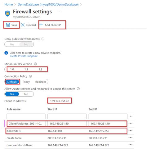 Azure Sql Database Configure Firewall Archives