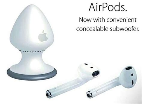 Airpods Now With A Convenient Concealable Subwoofer