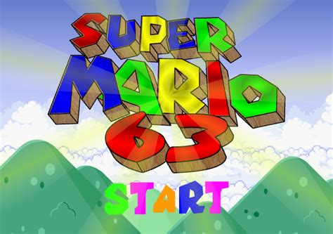 Игра Супер Марио 63 играть бесплатно