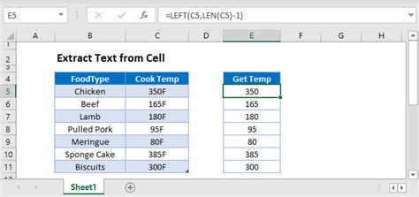 Excel How To Extract Part Of Text In A Cell