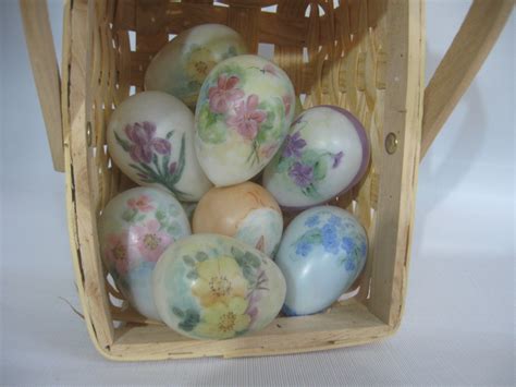 Antique Blown Glass Eggs