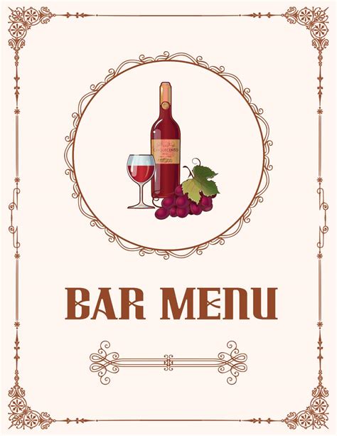 Bar Menu Design Ideas And Examples