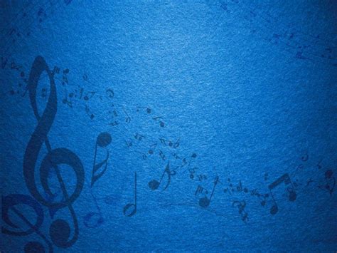 Blue Music Notes Backgrounds for Powerpoint Templates - PPT Backgrounds