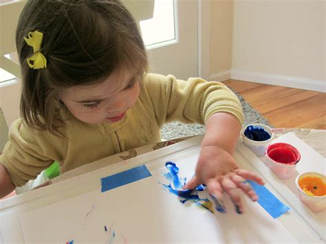 9 Tips For Finger Painting With Your Toddler Toy Box Jumping Castles