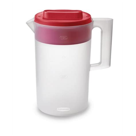 Rubbermaid Simply Pour Pitcher Plastic Pitcher With Multifunction Lid 1 Gallon