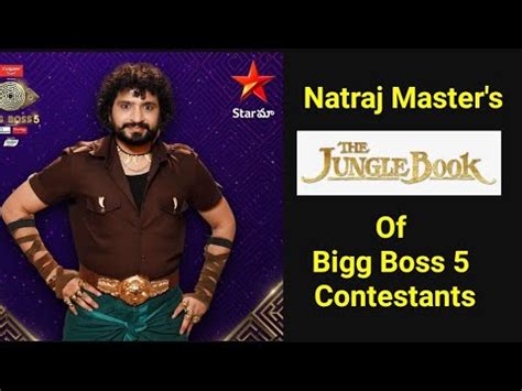 Natraj Masters Jungle Book Bigg Boss 5 Telugu Bigg Boss 5 YouTube