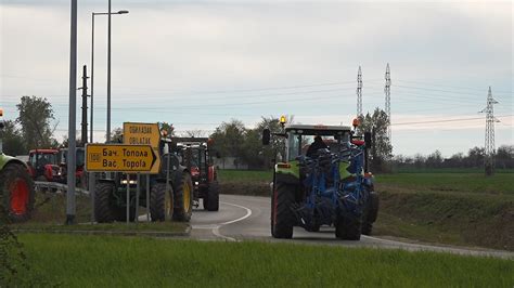 Traktori Blokirali Kru Ni Tok Na Beogradskom Putu