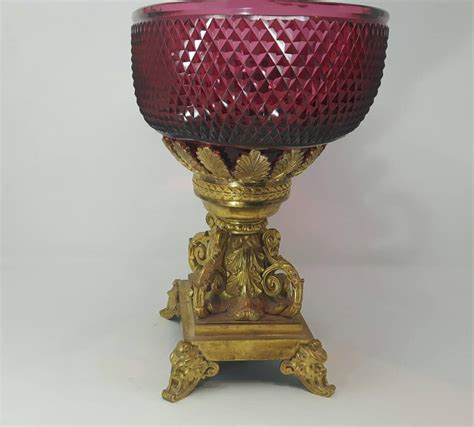 Antique French Cut Glass Centerpiece For Sale At 1stdibs