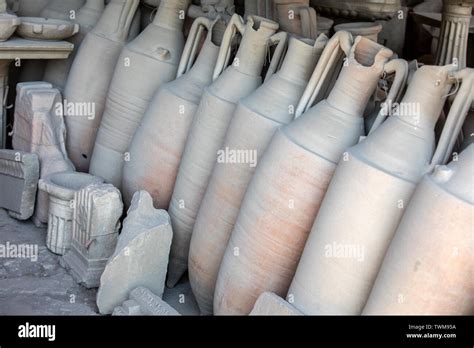 Vessels Pots And A Variety Of Artifacts Surviving Eruption Of Vesuvius