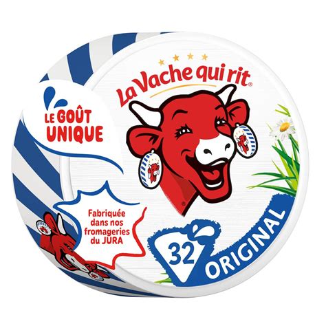 Livraison à domicile La vache qui rit Fromage Fondu 32 portions