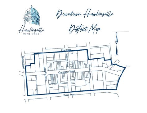 Example Main Street District Map Hawkinsville