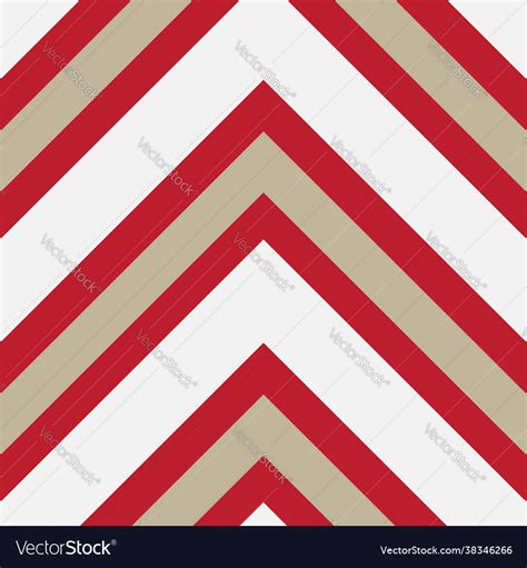 Red Chevron Diagonal Stripes Seamless Pattern Vector Image