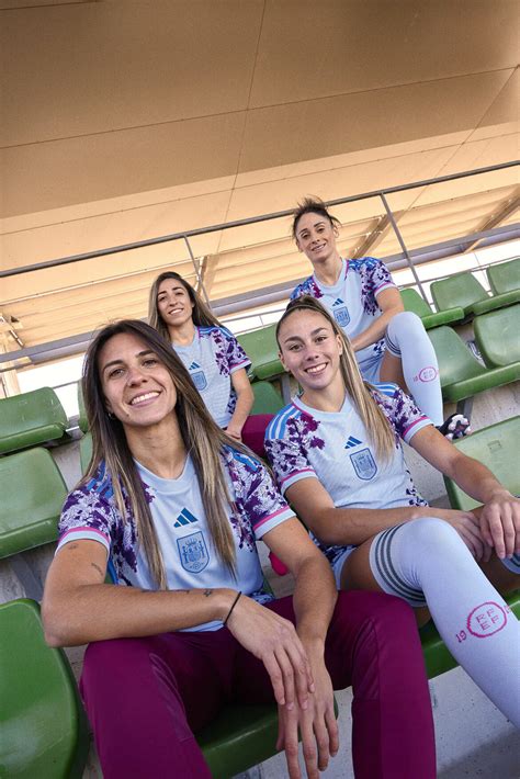 Nova Camisa Reserva Do Espanha 2023 Adidas Copa Do Mundo Feminina MDF