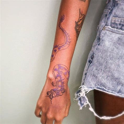 Dragon Tattoo Around Wrist By Inky Tattoo H Tattoogrid Net