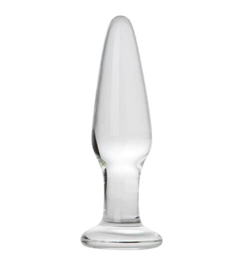 A C Plug Anal De Vidro Pontudo Transparente G Libb Sex Toys