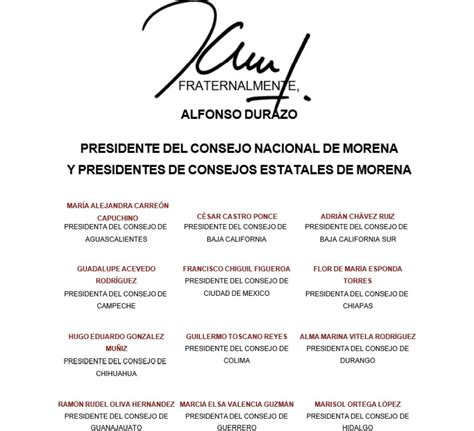 Reconoce Hugo González designaciones de la presidenta electa la Dra