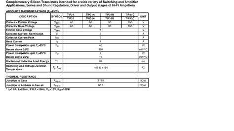 Tip32c Transistor Ettron Books