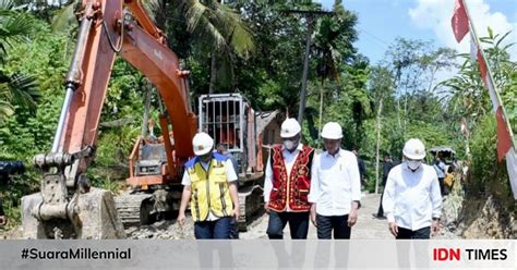 Jokowi Pamer Pembangunan Infrastruktur Di Depan Relawan