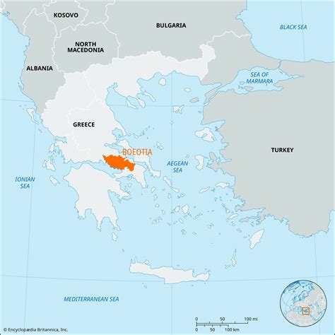 Boeotia | Greece, Map, Location, & History | Britannica