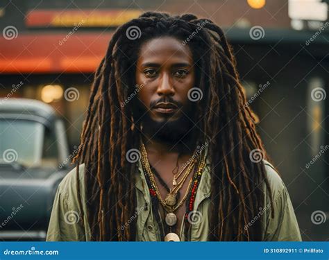 Rastaman Portrait Stock Illustration Illustration Of Movement