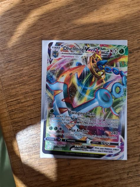 Pok Mon Tcg Dhelmise Vmax Shining Fates Holo Ultra Rare For