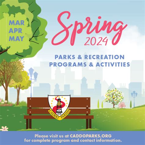 Caddo Parish Parks And Recreation Announces 2024 Spring Programs