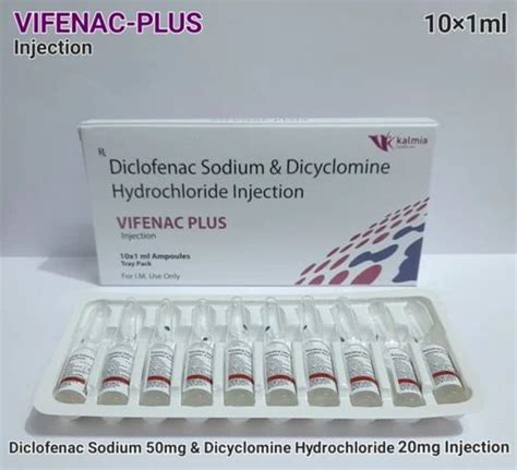 Dicyclomine Hydrochloride Diclofenac Sodium Inj At Rs 31 9 Piece