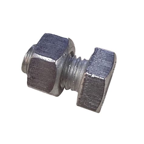 Galvanized Mild Steel Nut Bolt Hexagonal Size Inch At Best Price