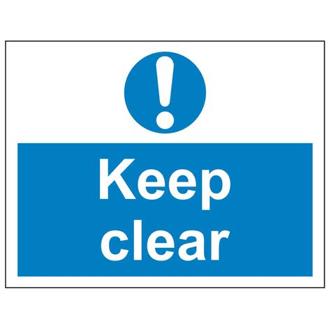 Keep clear – Linden Signs & Print