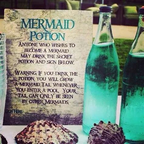 Mermaid Potion Child Of The Ocean Pinterest