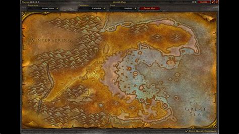 Detailed Map Of Kalimdor