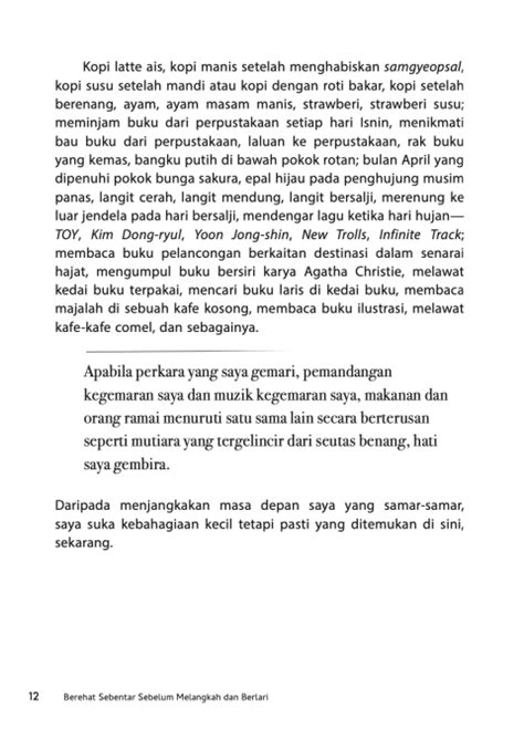 Berehat Sebentar Sebelum Melangkah Dan Berlari Buku Pts