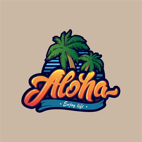 Aloha Enjoy Life Sticker By The Sailor Dance Logo Aloha Hawaii Logo